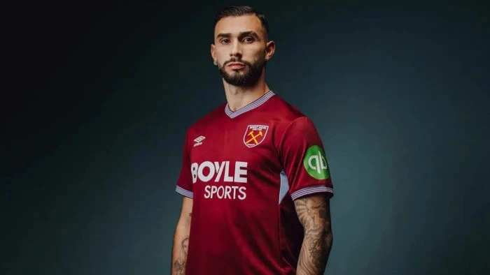 আর্জেন্টাইন স্ট্রাইকার  ভ্যালেন্টিন কাস্তেলানোসকে দলে নি‌লো ওয়েস্ট হ্যাম